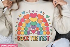 Rock the test PNG, Teachers Testing Day PNG Product Image 1