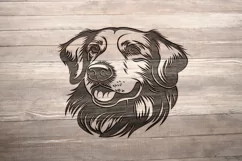 Golden Retriever svg, Goldie, Golden Retriever with tongue Product Image 3