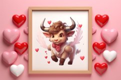 Adorable Animals Cupid Valentine Clipart sublimation Product Image 3