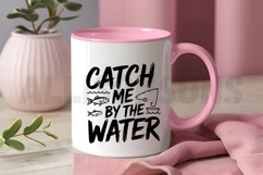 Catch Me By The Water Fishing Vector Design For Sublimation Product Image 3