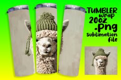 Winter Wildlife Tumblers Wrap Sublimation 20oz Product Image 1