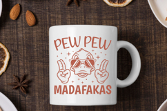 Pew Pew Madafakas Funny Duck SVG - Sarcastic T-Shirt Design Product Image 3