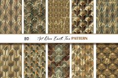 Art Deco Earth Tone Seamless Digital Paper Product Image 3