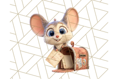 Forest Mail Delivery Clipart PNG, Animal Post Office PNG Product Image 3