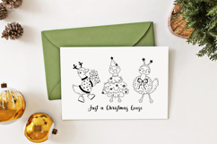 Silly Christmas Goose Clipart Funny Xmas Santa Goose PNG SVG Product Image 3