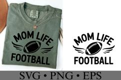 Mom life Football Svg | Sport Svg | Shirt Svg Product Image 1