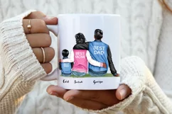 Family clipart, mom dad daughter son dog Product Image 3