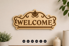 Welcome Sign Lasercut Product Image 1