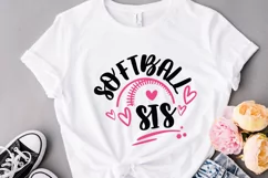 Softball sister svg, softball shirt svg, softball svg Product Image 2
