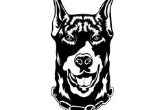 Doberman dog/Dog Svg/Png/Jpg/Ai/Vector purebred breed/Pet Product Image 4