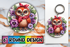 Joyful Sublimation Circle Designs, Cute Animals Product Image 1
