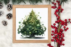 Christmas Tree Clipart Sublimation, Christmas PNG Product Image 3