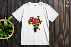 Watercolor Africa Map Clipart PNG Product Image 3