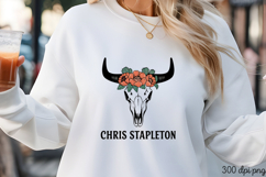 CHRIS STAPLETON PNG, Vintage Western Sublimation PNG Product Image 3