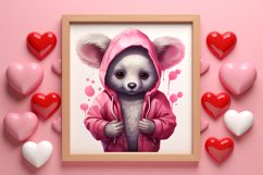 Valentines Day Animals Clipart, Valentines Couple Product Image 3