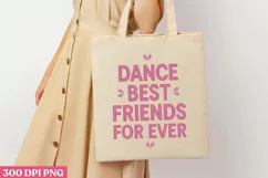 DANCE BEST FRIENDS PNG, Friendship Sublimation PNG Product Image 1