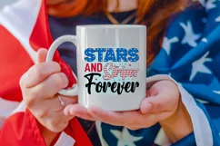 Stars and stripes forever 4th of July Sublimation Design Product Image 3