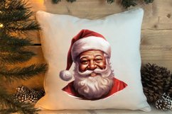 Vintage Black Santa Claus Sublimation Clipart, Santa PNG Product Image 3