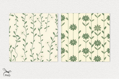 Floral digital paper, background clipart Product Image 3