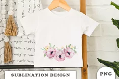 Watercolor flowers bouquet PNG Product Image 3