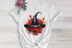 Gothic Halloween Watercolor Clipart PNG, Halloween PNG Product Image 3