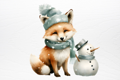Christmas Baby Animals Clipart PNG Product Image 3