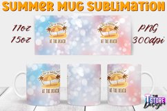 Summer Mug Sublimation | Mug 11 Oz 15 Oz | PNG 300 DPI v.2 Product Image 1