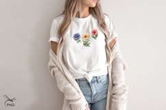 Watercolor flowers cliparts Product Image 3