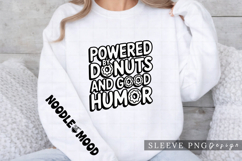 Powered by Donuts and Good Humor Funny Food PNG Design Product Image 1