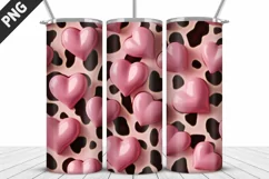 Valentines Love Skinny Tumbler PNG Wrap| Valentines Tumbler Product Image 4