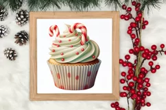 Watercolor Christmas Cakes Clipart, Christmas Clipart Product Image 3