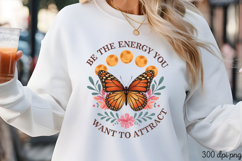 BE THE ENERGY YOU PNG, Magic and Celestial Sublimation PNG Product Image 3