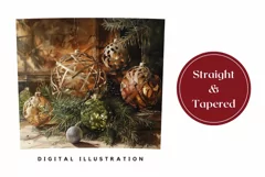 Christmas Tree Tumbler Wrap, Christmas Tumbler Sublimation Product Image 3