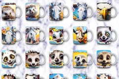 120 Animals Mug Wrap Bundle, Dog Sublimation, Hole In Wall Product Image 4