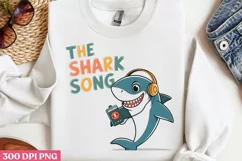 The Shark Song PNG, Cute Animal Sublimation Product Image 3