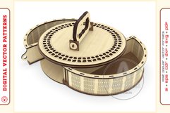 Box Organizer v31 - laser cut file - Glowforge ready SVG Product Image 3