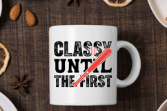 Classy Until The First Pitch Baseball T-Shirt Design SVG Product Image 3