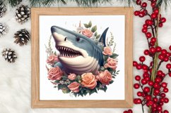 Cute Pink Christmas Animals Clipart Sublimation Product Image 3