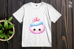 Cute Dessert Cloud Clipart Sublimation PNG Product Image 3