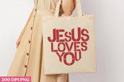 Jesus loves you PNG, God Is Love Clipart PNG Product Image 3