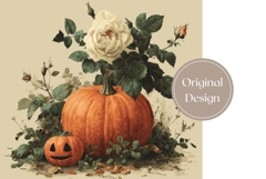 Halloween Pumpkin Tumbler, Fall Tumbler Design Product Image 3