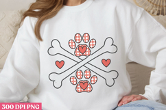 Valentine Dog Sublimation PNG Product Image 3
