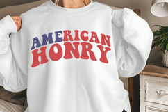 American honry SVG Product Image 1