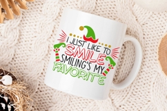 I Just Like To Smile Svg, Christmas Elf Svg, Elf Hat Svg. Product Image 4
