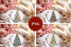 Cartoon Christmas Bows Ornaments, Christmas Tree Ornament Product Image 3