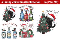 Funny Christmas Sublimation Clipart PNG Product Image 1