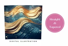 Abstract Tumbler Wrap Design, Glitter Tumbler Sublimation Product Image 3