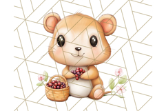 Woodland Nursery Baby Animals And Fantasy Forest PNG Clipart Product Image 3