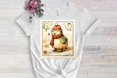 Christmas Postage Stamps Sublimation Clipart, Product Image 3