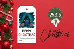 Cartoon Christmas Monster Gift Tags, Christmas Gift Tag PNG Product Image 3